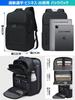 Business Large Capacity with USB Laptop Multifunctional Suitable for Business Airline [KINGSLONG] Men's Backpack, 25L, Port, 17.3-inch Compartment,