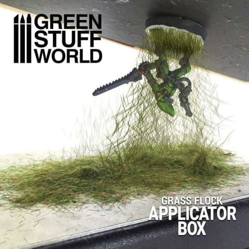 Green Stuff World Glass Flock Applicator Box, Box-Type Electrostatic Raiser, Model Tool, GSWD-2798