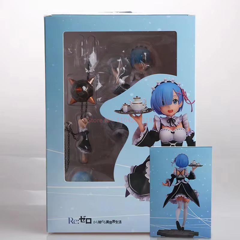 Re: Life In A Different World From Zero Series Rem Ram Cute Girl Maid Pvc Figure Toys Collect Decoration Anime Festival Gifts