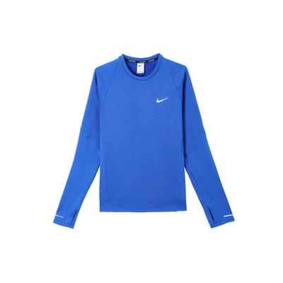 Elemental Solid Color Crew Neck Casual Long Sleeve T-Shirt Men Tops Game-Royal FB8568-480