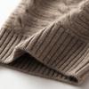 Cashmere Hat Women's Autumn and Winter Knitted Hat Solid Color Versatile Hairball Wool Hat Casual Shopping Thermal Hat Explosion