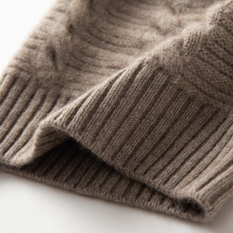 Cashmere Hat Women's Autumn and Winter Knitted Hat Solid Color Versatile Hairball Wool Hat Casual Shopping Thermal Hat Explosion