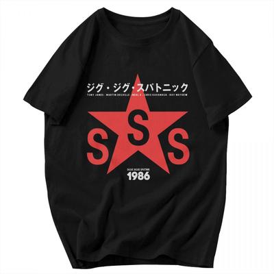 Camiseta para Hombre Sigue Sigue Sputnik 1986 Banda Electrónica Tendencia Única Y2K Gráfica Personalizada Unisex Tops Camisetas