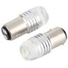 2pcs White 1157 2357 Strobe Flashing LED Projector Bulbs For Car Tail Brake Lights DC 12V