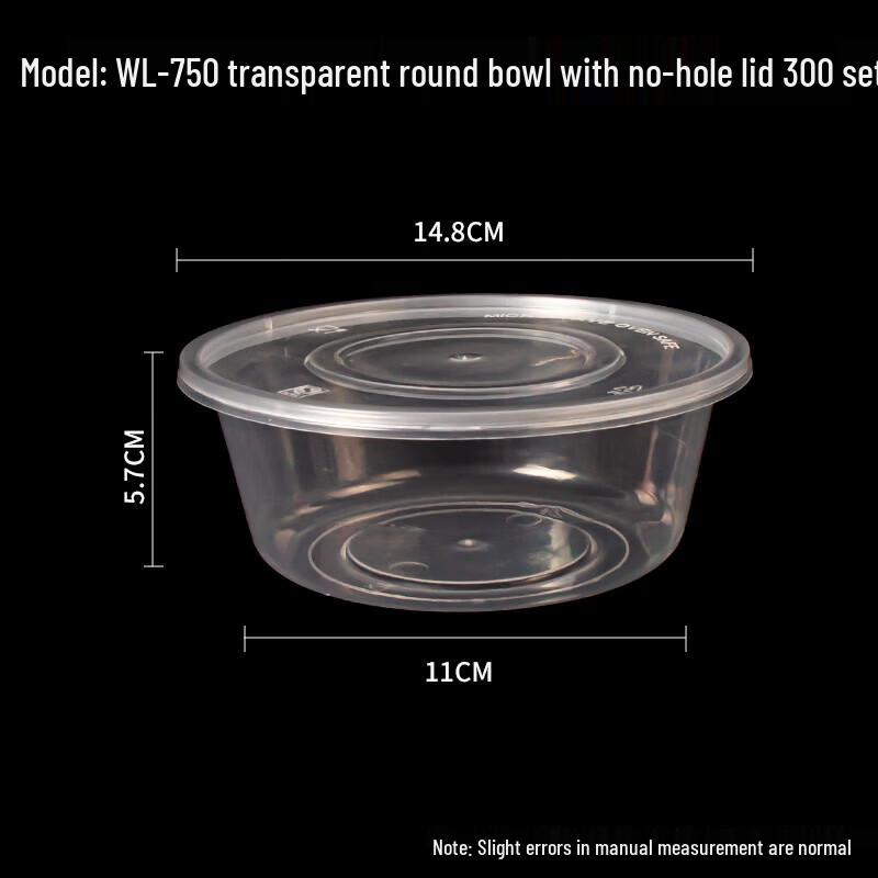 

Disposable Round Food Containers with Lids