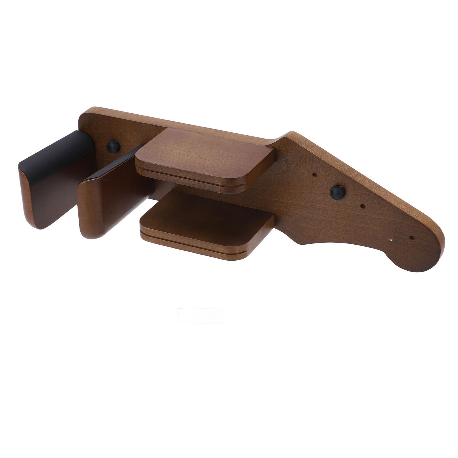 

Настенный держатель для гитары из цельного дерева, настенная подставка для гитары, укулеле, бас-мандолины