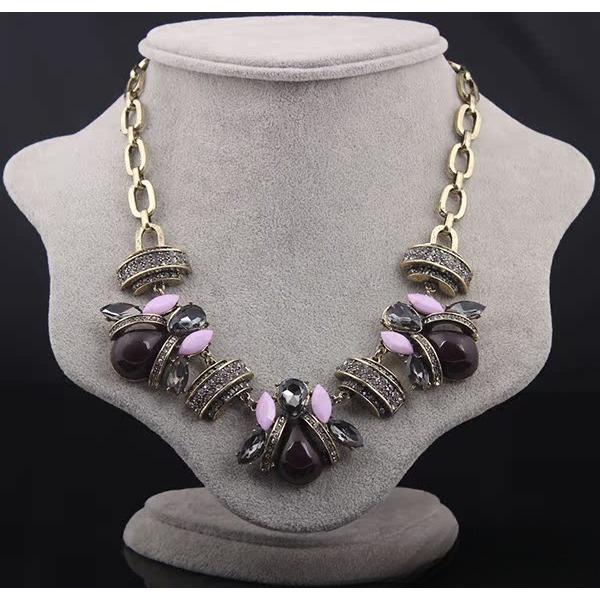 Ant Pendant Claw Set With Vintage Gemstone Necklace, Jewelry