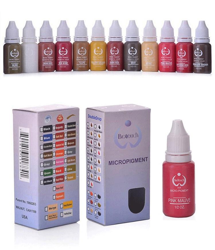 Beginner Eyebrow & Lip Blush Microblading Pigment for Natural Coloring and Fast Retention