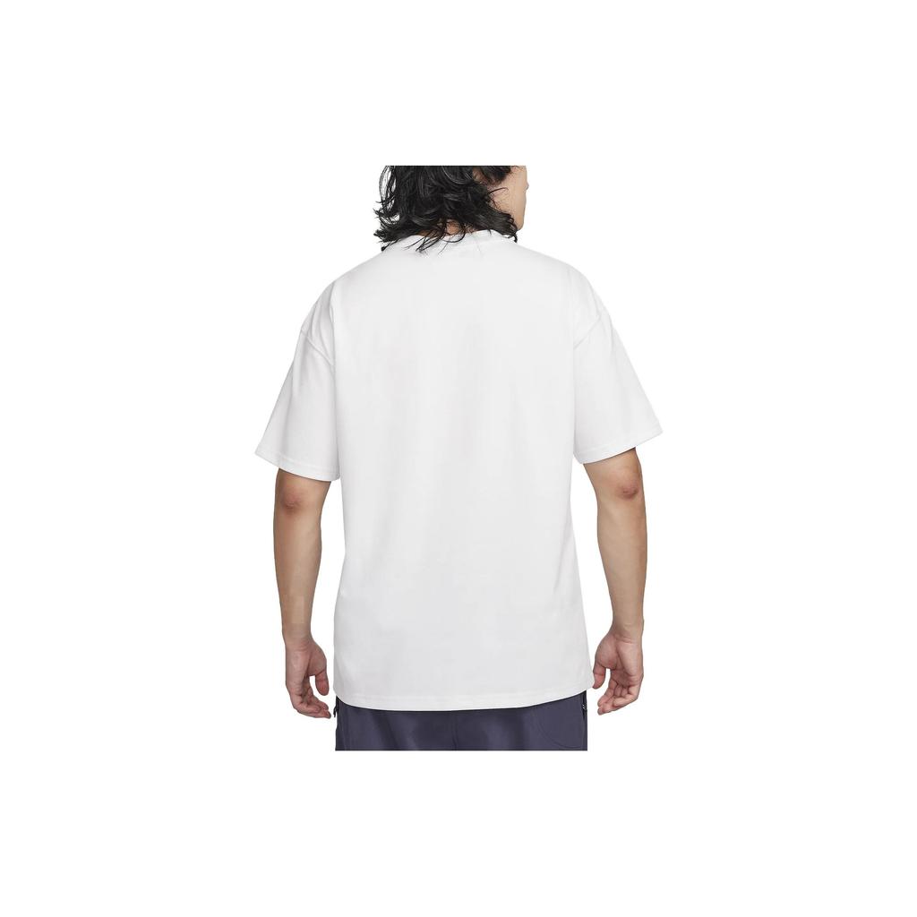 Nike Letter Pattern Printed Straight Cut Short Sleeve T-Shirt Men Tops White DQ1816-123