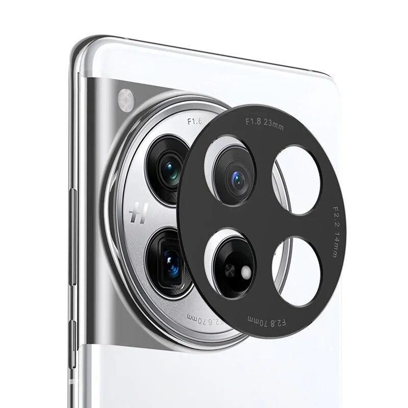 Für OnePlus 12 Kameraobjektivschutz aus Aluminiumlegierung, Metallaufkleberring für Oneplus12 1+12 ONEPLUS12 Schutzfolienabdeckung