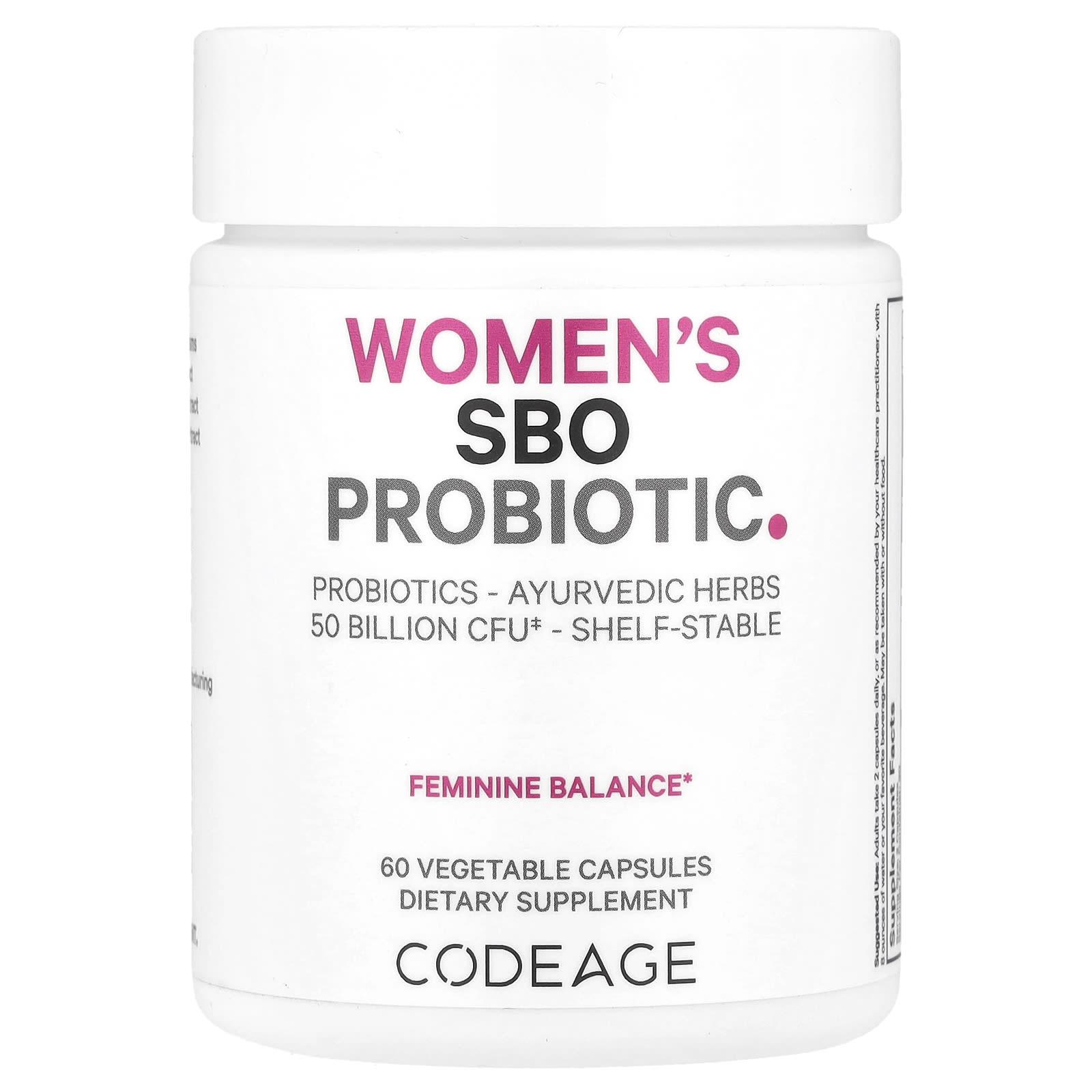 

Sbo Probiotic for Women, 60 Veggie Capsules