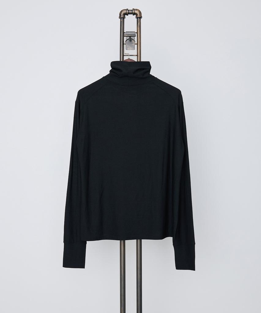 Wodeulobeuseutaendadeu Tech Wool Roll-Neck Long Sleeve Black
