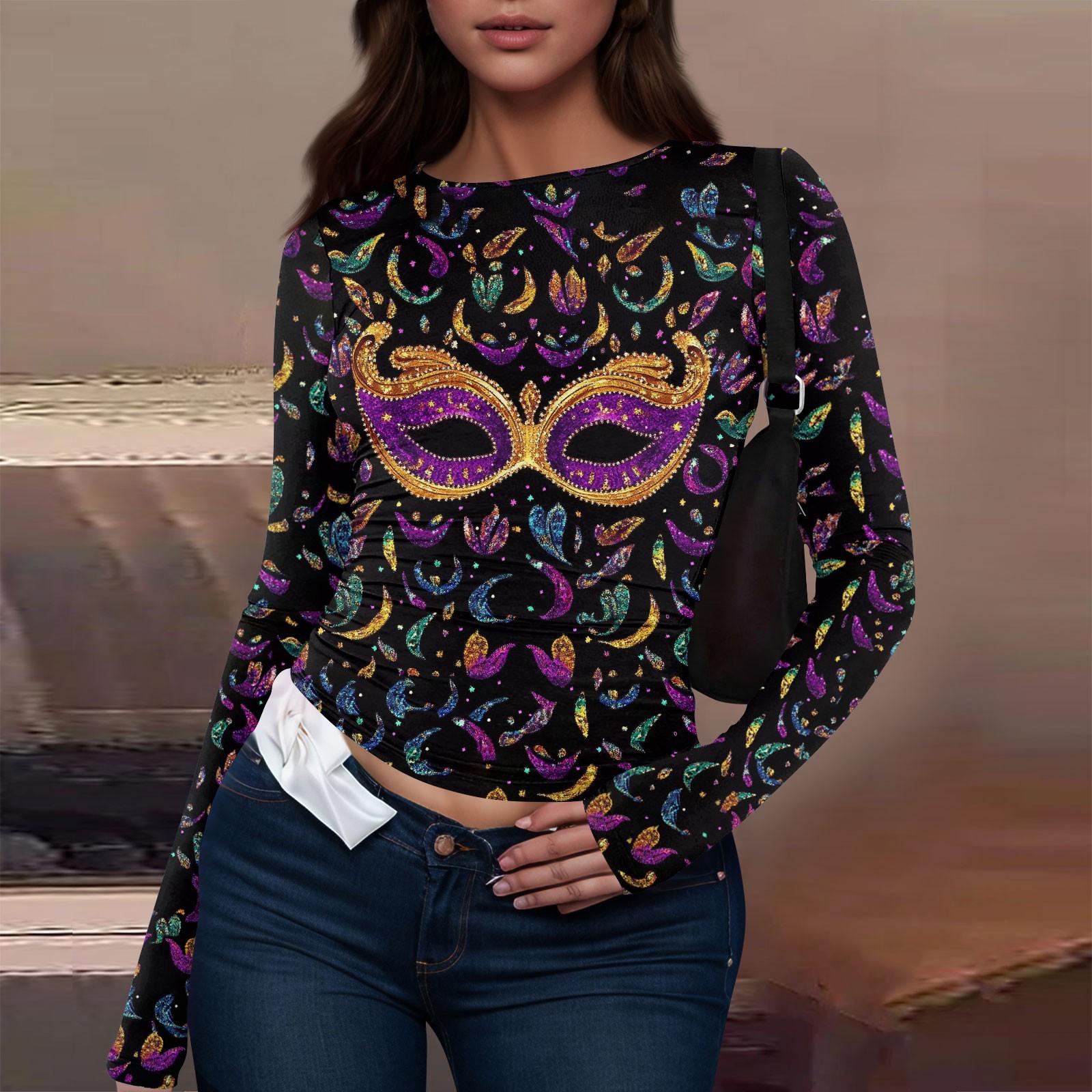 

Женская модная повседневная футболка с круглым вырезом и длинным рукавом в стиле ретро S тёмно-синий