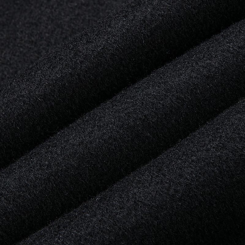 FAPAI Men's Long Business Wool Blend Overcoat