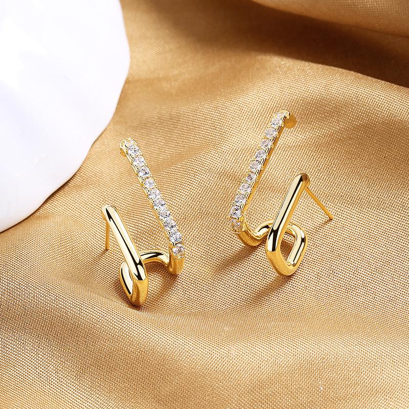 Lindon Damen-Ohrringe aus Kupferlegierung, Zirkon, Tropfenohrringe für Frauen, Hochzeit, Party, Geschenke