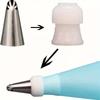 8/10Pcs Russian Piping Tips Set, Icing Piping Nozzles Reusable Frosting Pastry Bags Piping Couplers Cake Baking Decorating Tools