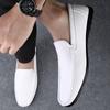 Big Size 38 -47 Italian Mens Shoes Casual Luxury  Summer Men Loafers Leather Moccasins Comfy Breathable Slip On Boat Shoes