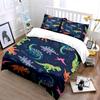 Colorful Dinosaur Bedding Set Bedding Set (1 Duvet Cover, 2 Pillowcases, Duvet Not Included)