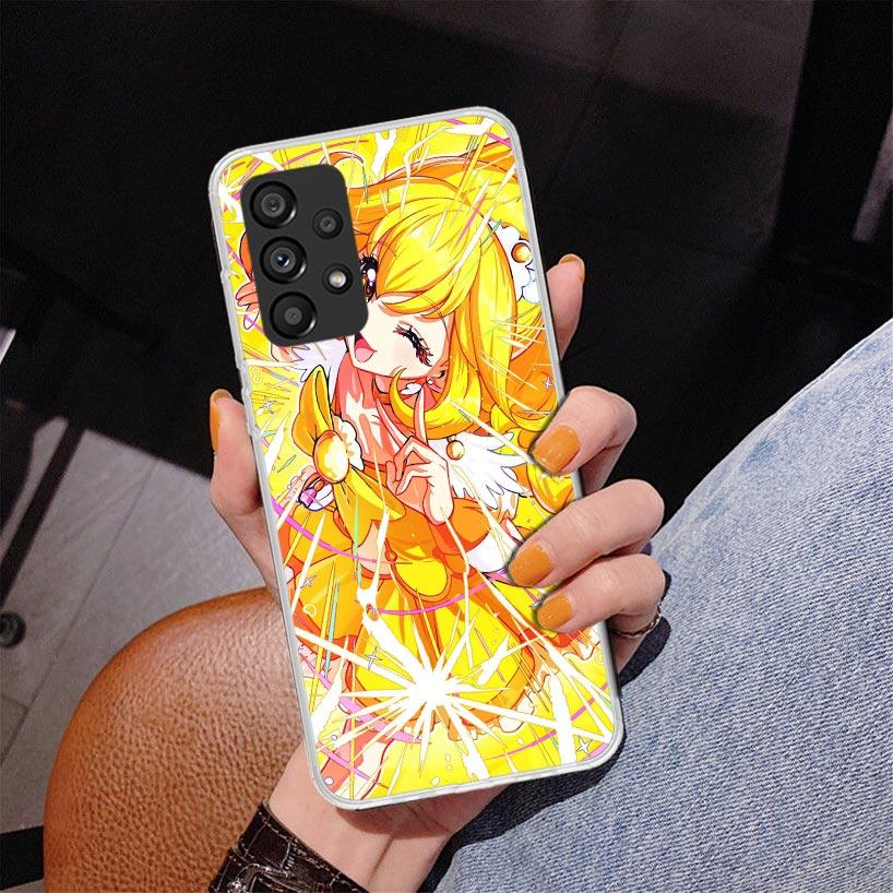 Pretty Cure Anime Phone Case For Samsung Galaxy A52 A32 A22 A12 A51 A31 A50S A30S A20S A10S Note 20 Ultra 10 Plus S10 A72 A71 Ga