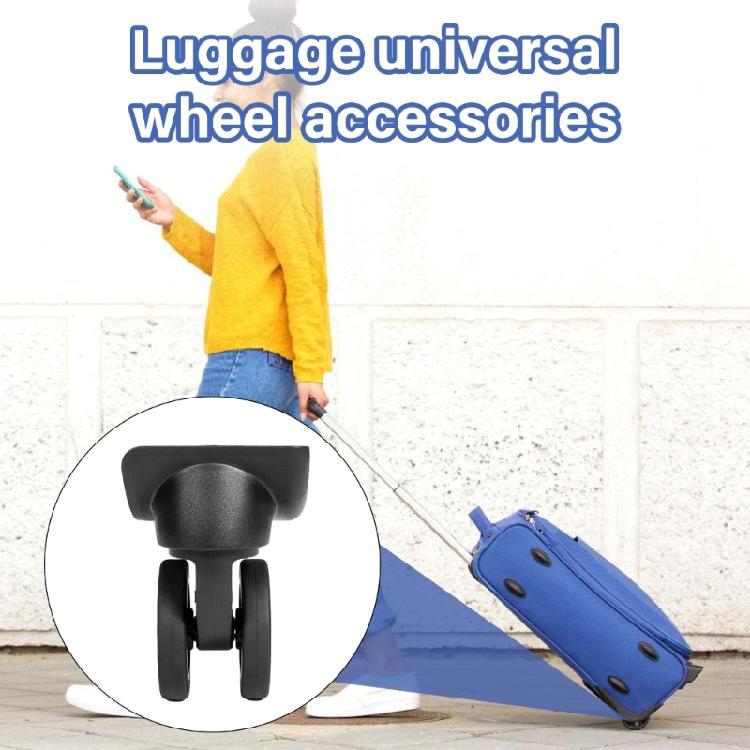 4 Pieces Travel Luggage Wheels Replacement Suitcase Accesories for Business Traveler and Families with Easy Installation