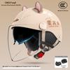 Yongjiu C05 Capybara Dual-Lens Half Helmet