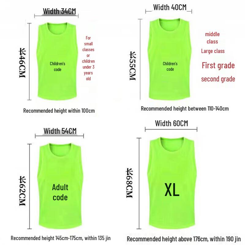Team Training Vests for Football & Basketball
