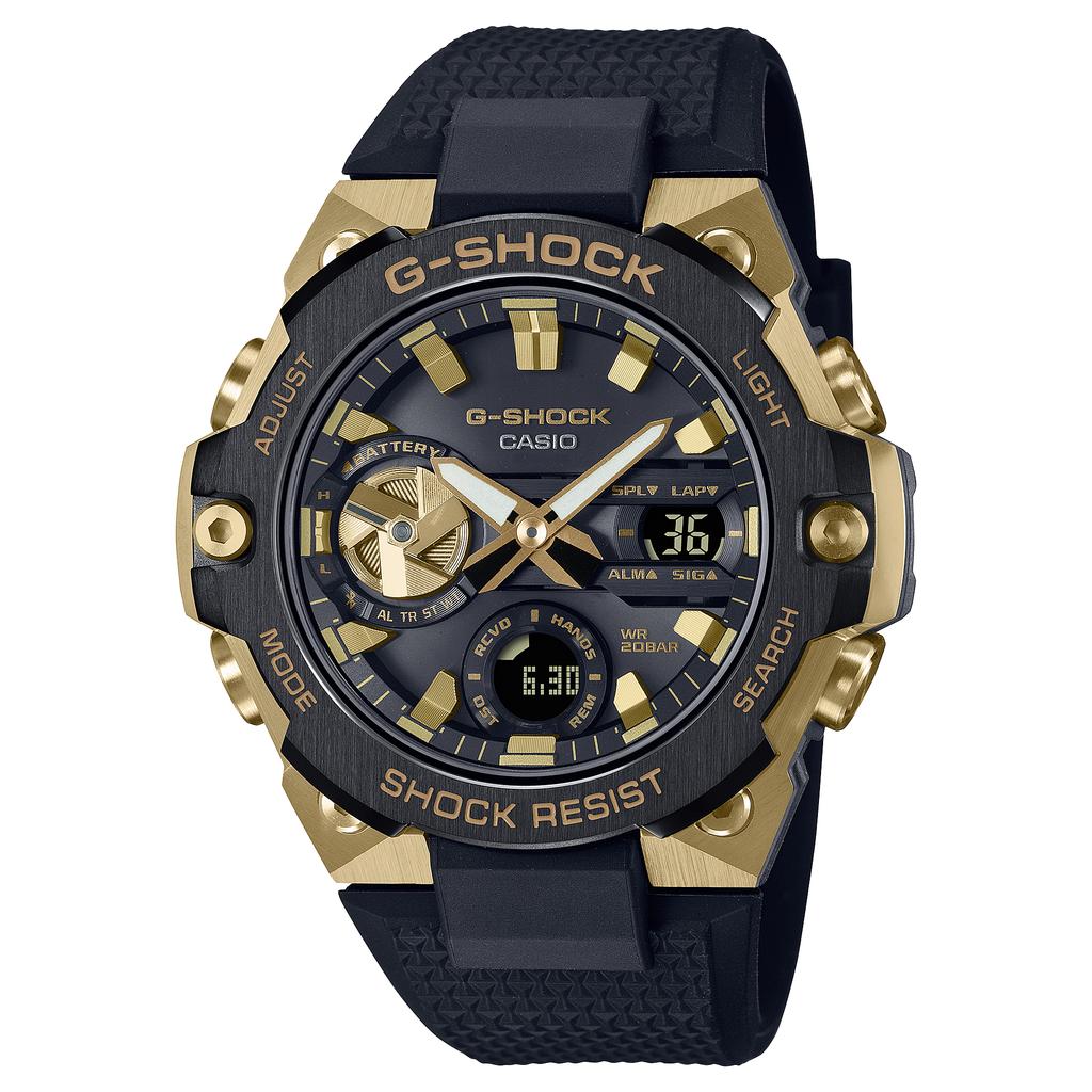 Casio Men's Stainless Steel 200M Water Resistant Shock Resistant Quartz Watch GST-B400GB-1A9