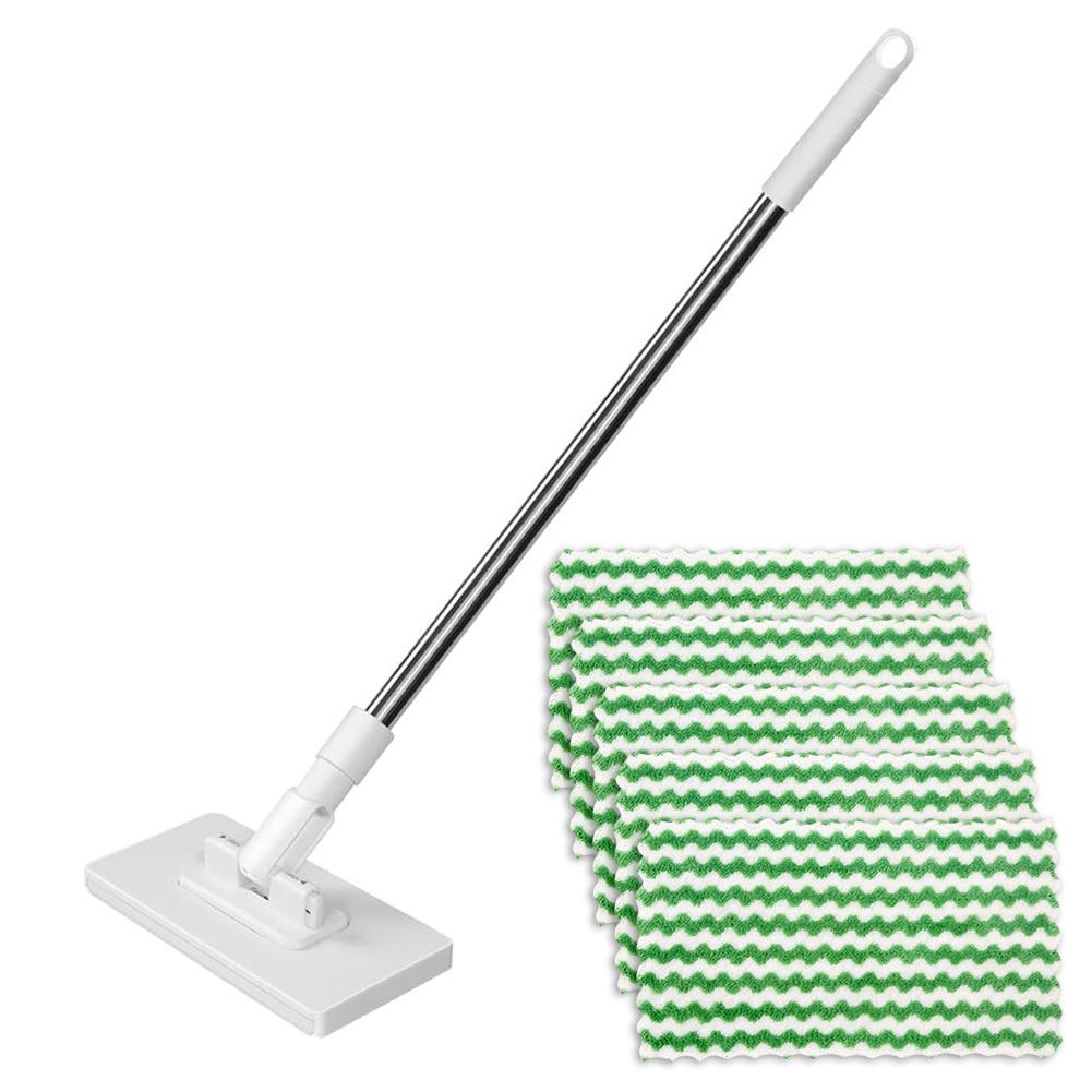 39 Inch Dust Mop with Reusable Disposable Pads for Quick Floor Cleaning