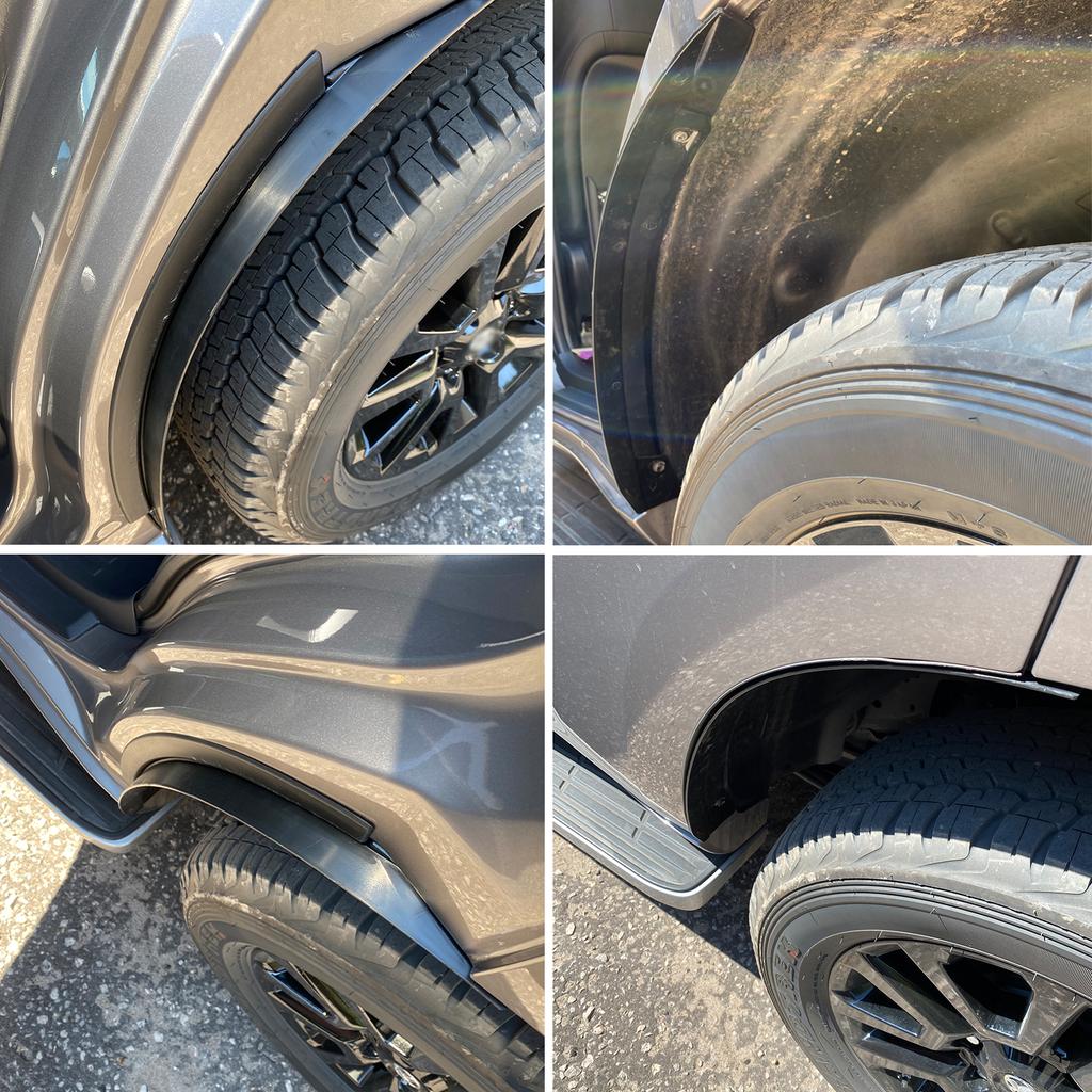 2x Samochodowy Tylny Błotnik Nadkole Przeciwbłotny Ochraniacze Drzwi Chlapacze Dla Toyota Land Cruiser Prado 150 Lexus GX 2010 - 2022 Błotnik