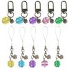 Trendy Clovers Pendant Green Resin Keychain For Phone Bag Luck Symbol Accessory Trendy Clovers Pendant Decors