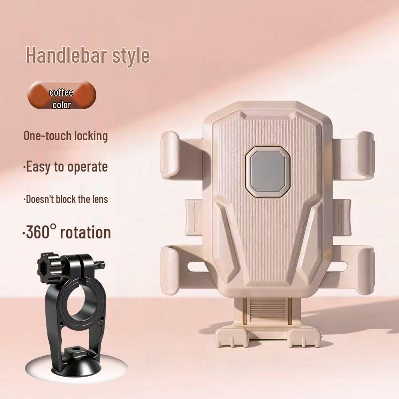Shock-Absorbing Phone Mount for Electric Vehicle & Bicycle - Outdoor Riding Navigation Holder