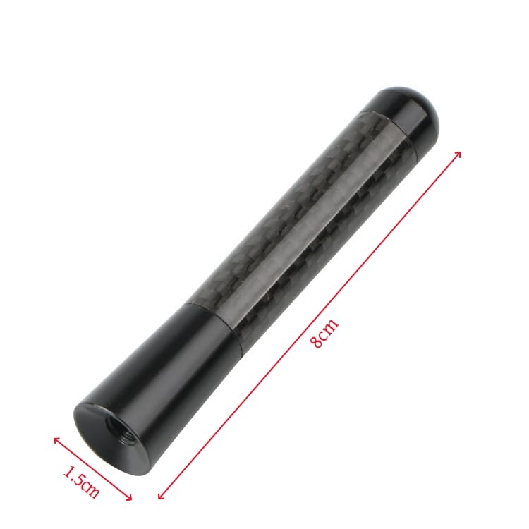 AU180 Carbon Antenna, Car Antenna, Black, Replacement Short Antenna, 3.1 Inches (8 Cm), 3.1