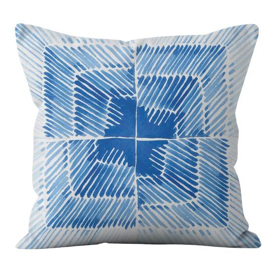 Japanese Retro Watercolor Texture Printed Pillow Case Home Sofa Pillow Cushion Cover Core-Free Premium Durable