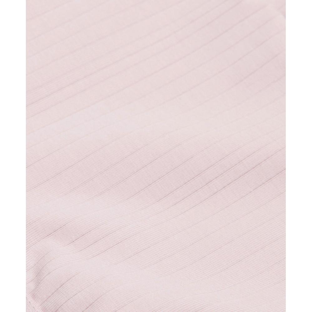 Lululemon StretCh Cotton Ribbed Logo RACerbACk BrAlette  A C Cups porCelAin Pink