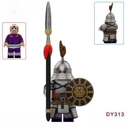 Antikes chinesisches Eisen schwebende Figur Soldat Baustein Spielzeug