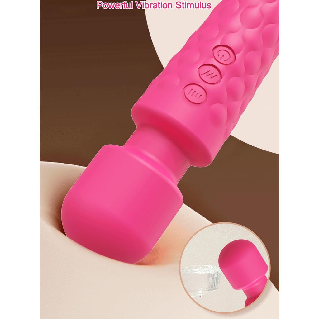 Women's Vibrator Massager, Silent Vibrator Clitoral Stimulator, Neck Back Leg Massager, AV Vibrator, 20 Vibration Modes