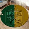 Club Leon Round Area Rug,Carpet Rug for Living Room Bedroom Sofa Playroom Decor,Non-slip Floor Mat