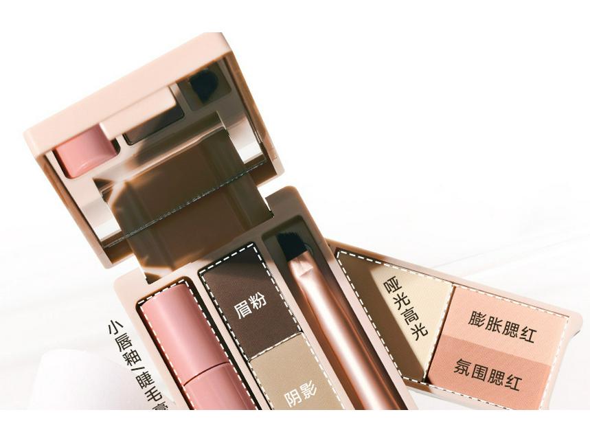 Judydoll Orange Mini Eye Shadow Palette for Travel and Daily Use