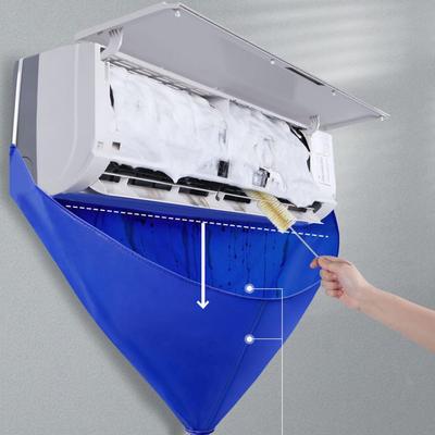 Air Conditioning Service Bag Dust Cover EVA Wall Mounted Waterproof Split Air Conditioner Cleaning Cover With Hose Water Pipe