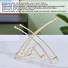 Napkin Holder Fashion Elegant Thickened X Shaped Hotel Table Napkin Holder Wrought Iron Vertical Tissue Holder