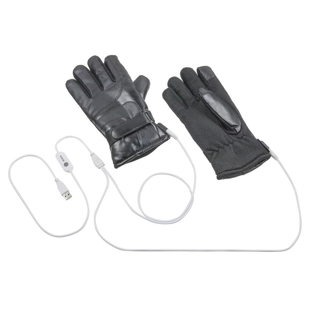 Bike Parts Center Heated USB Inner for Men and Warm and Warm for Outdoor Unisex Gloves, Powered, Gloves, Non-Slip, Women, Skiing, Snowboarding,