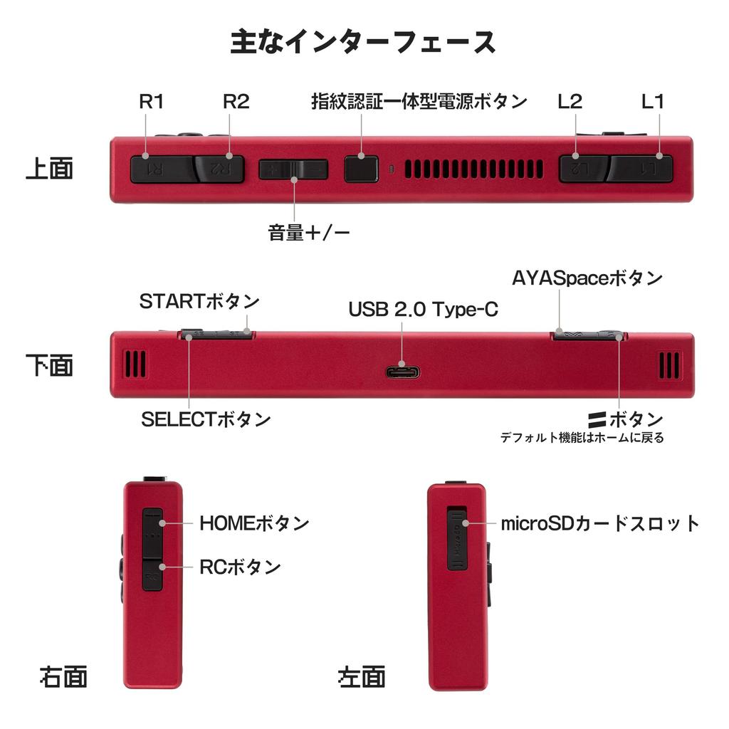 AYANEO Pocket Official Japanese Android Portable Gaming Device with Fingerprint MicroSD Card IPS Aspect 330 PPI Helio G99 Magic Micro, Version,