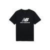 New Balance STacked Logo T shirT Black mT41502bk