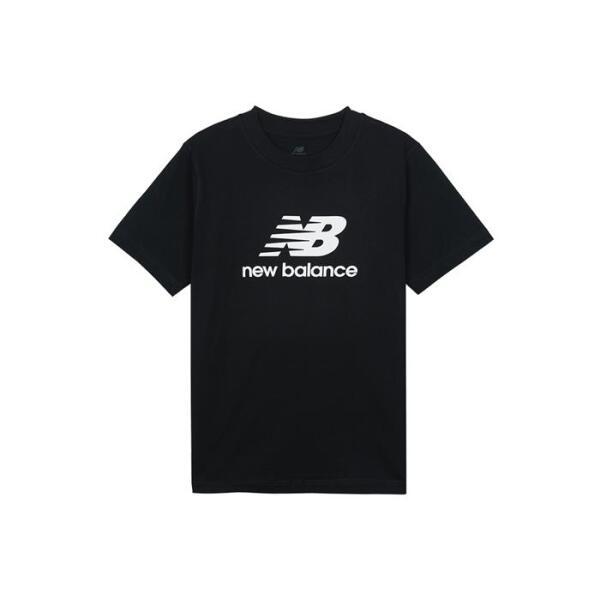 New Balance STacked Logo T shirT Black mT41502bk