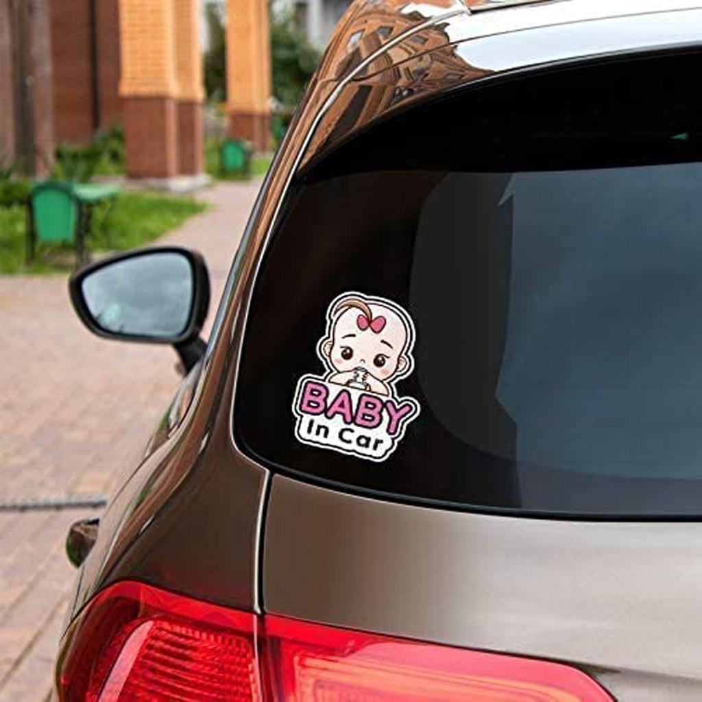 Baby In Car Stickers Sign And Decal For Girl Baby Car Removable Safety Notice Stickers