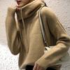 Sweater for Women Autumn Winter Thickened Warm Knitted Stretchy Long Sleeve Pullover Tops