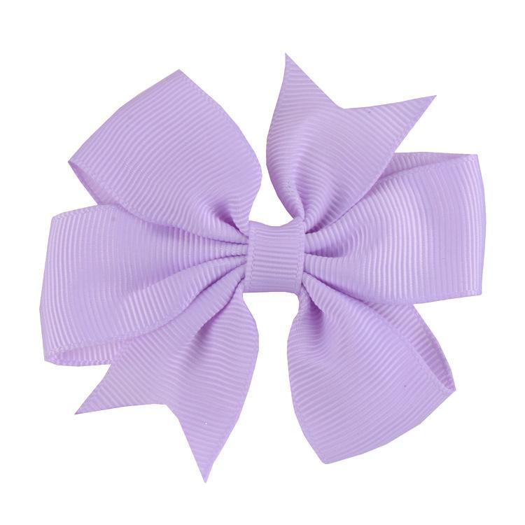 8x8cm 1PC Solid Color Grosgrain Ribbon Bows Clips Hairpin Girl's Hair Bowties Boutique Hair Clip Headwear Kids Hair Accessories