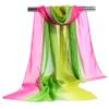 Sunscreen Chiffon Scarf 160*50cm Silk Scarf Fashion Long Wrap Shawl  for Women