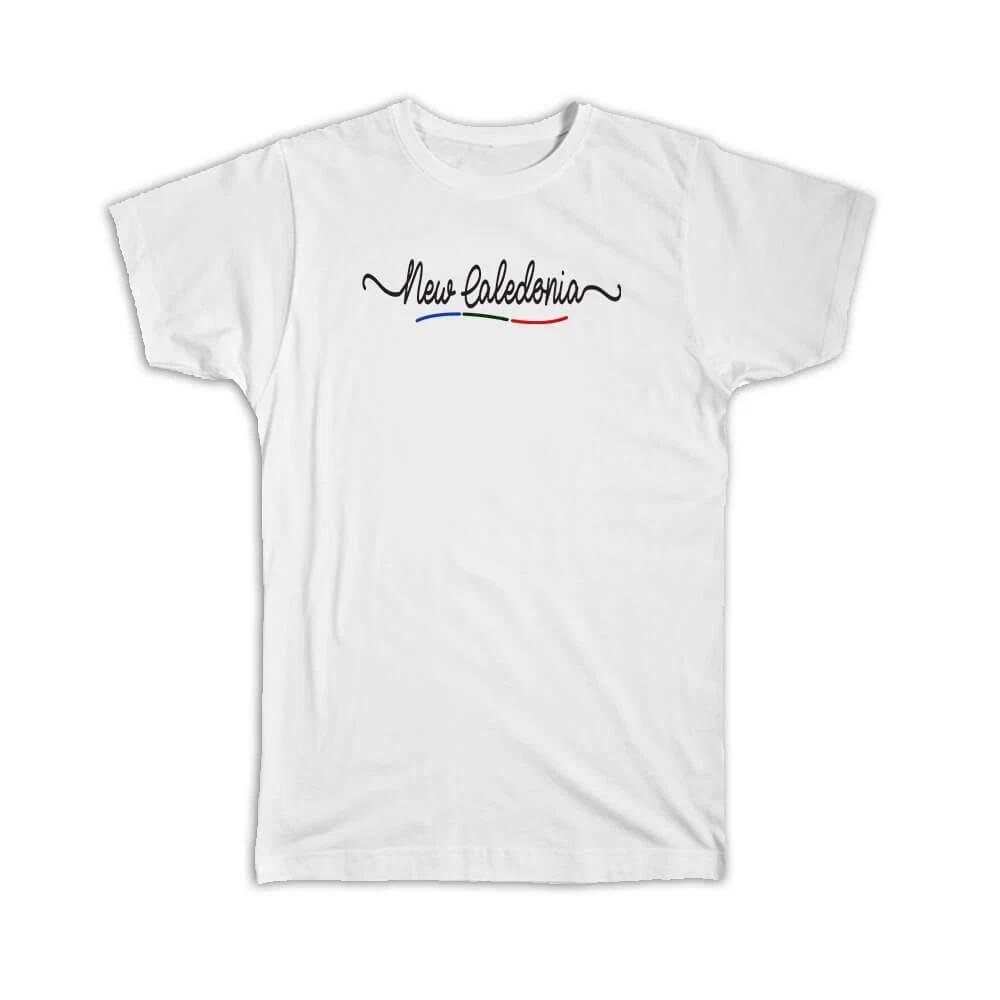 

Gift T-Shirt : New Caledonia Flag Colors Travel Expat Country XL