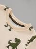 European and American Cartoon Dinosaur Hoodie for Kids - Pullover Round Neck Knitwear